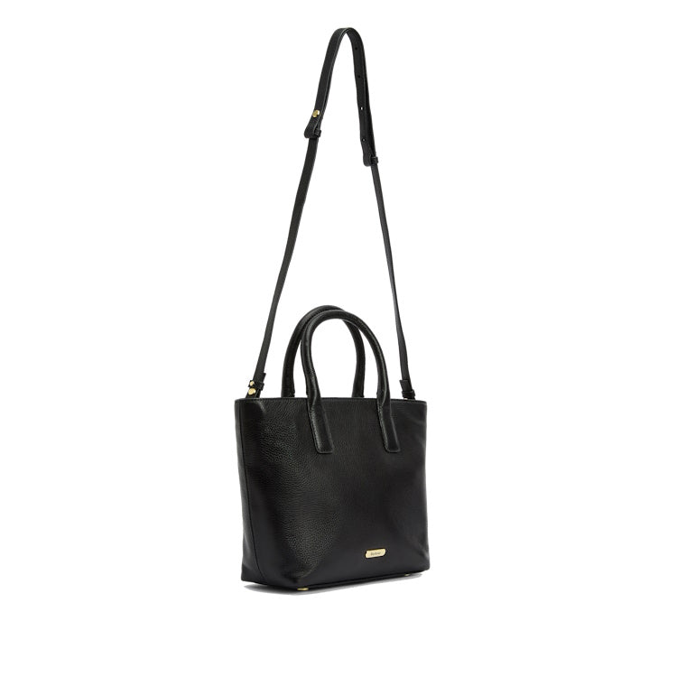 Barbour Ladies Birch Leather Tote Bag - Black
