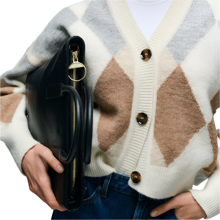 Barbour Ladies Birch Leather Tote Bag - Black