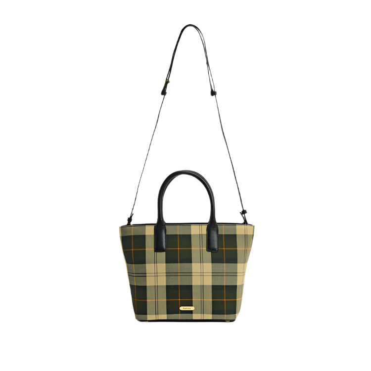Barbour Ladies Birch Tartan Tote Bag - Ancient Tartan