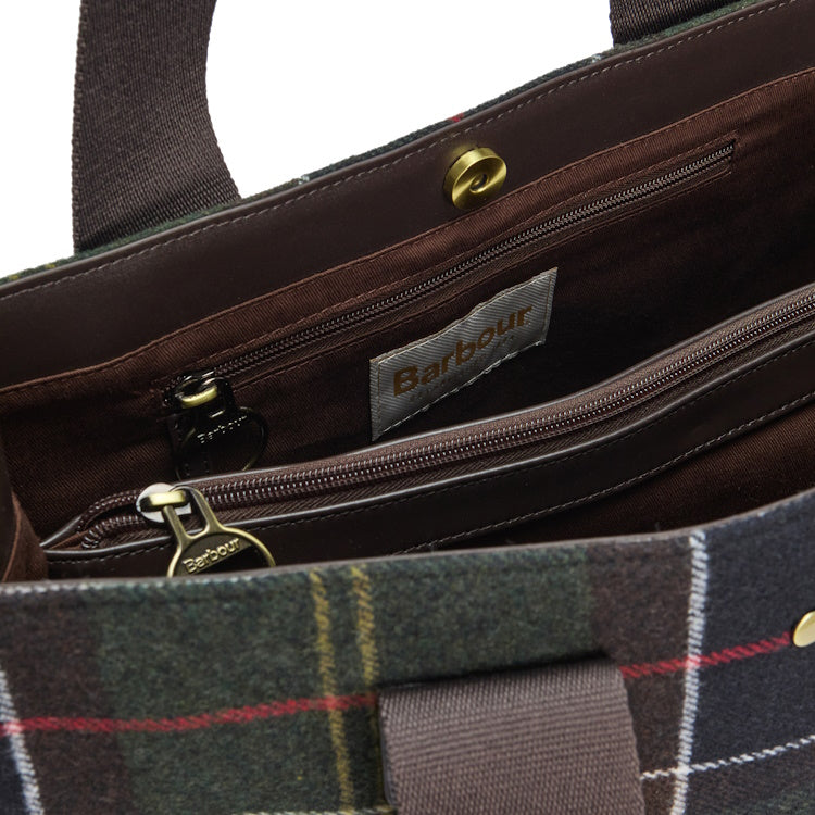 Barbour Ladies Turnberry Tartan Tote Bag - Classic Tartan