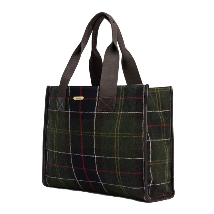 Barbour Ladies Turnberry Tartan Tote Bag - Classic Tartan