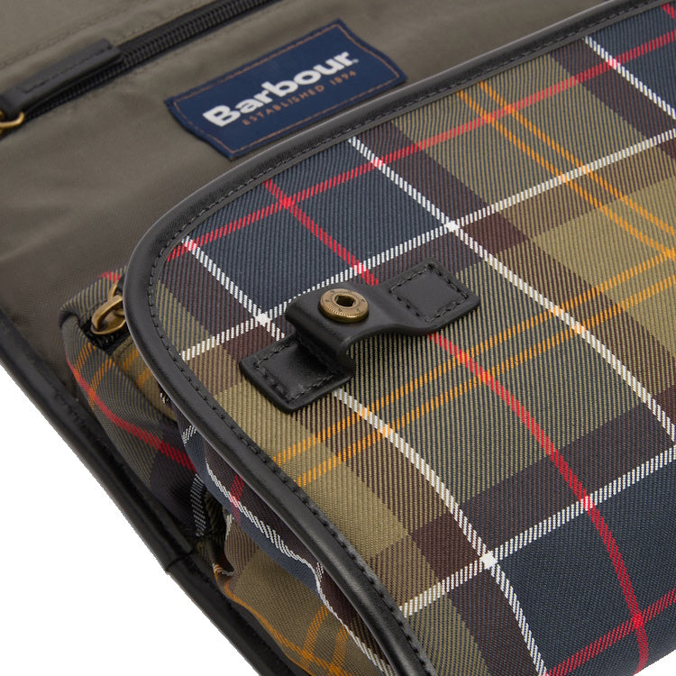 Barbour Tartan Hanging Washbag - Classic/Beacon
