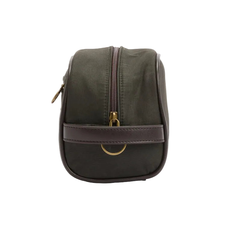 Barbour Wax Wash Bag - Olive/Beacon