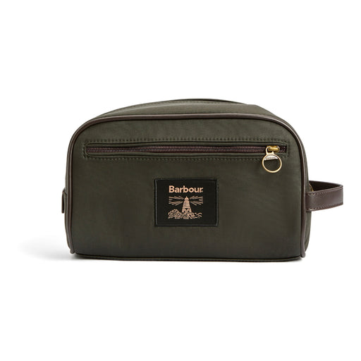 Barbour Wax Wash Bag - Olive/Beacon