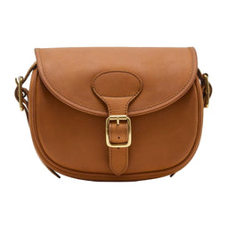 Chatham Antique Leather Cartridge Bag - Tan