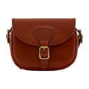 Chatham Premium Pull Up Leather Cartridge Bag - Chestnut