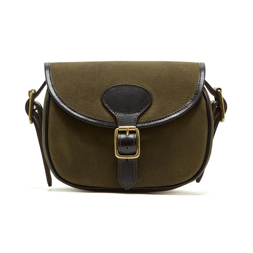 Chatham Waxed Canvas Cartridge Bag - Green/Dark Brown