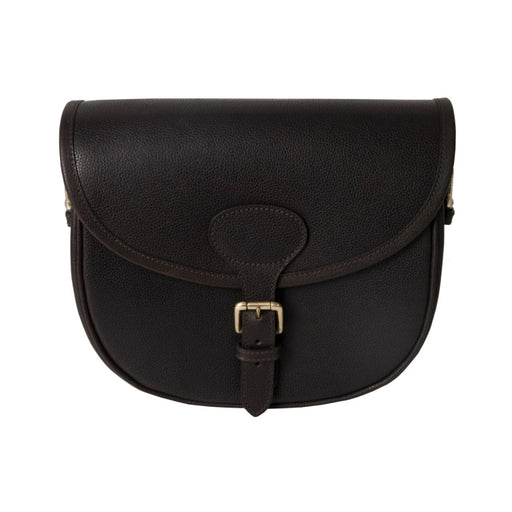 GMK Wickham Leather Cartridge Bag - Dark Brown
