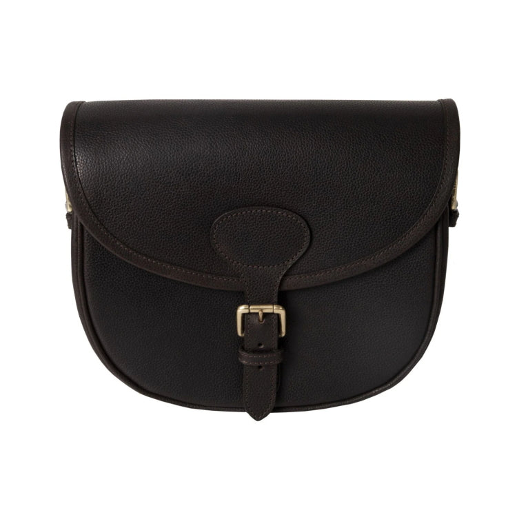 GMK Wickham Leather Cartridge Bag - Dark Brown
