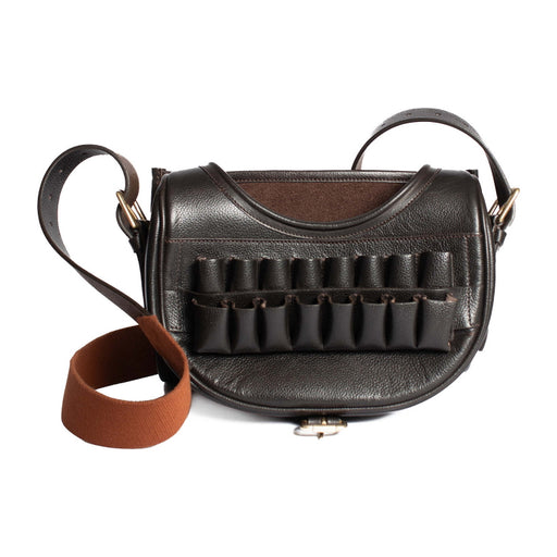 GMK Wickham Leather Loaders Bag - Dark Brown