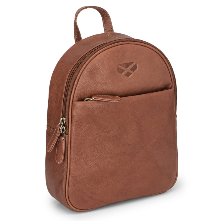 Hoggs of Fife Monarch Leather Backpack - Hazelnut
