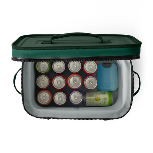 Yeti Hopper Flip 18 Soft Cooler Bag - Black Forest Green