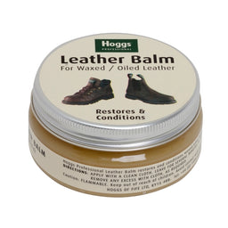 Hoggs of Fife Waxed Leather Balm - Neutral 100ml Jar