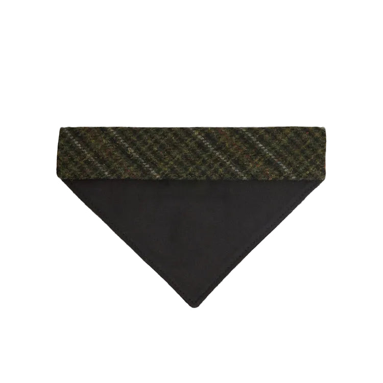 Barbour Dog Bandana - Olive Check