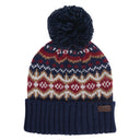 Barbour Case Fair Isle Beanie - Cranberry