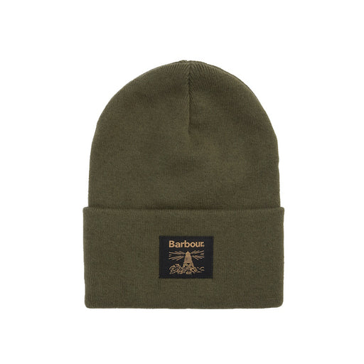 Barbour Harton Beanie Hat - Deep Olive