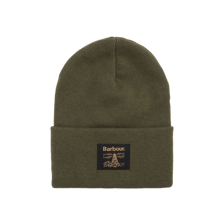 Barbour Harton Beanie Hat - Deep Olive