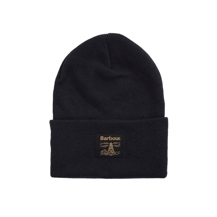 Barbour Harton Beanie Hat - Dark Navy