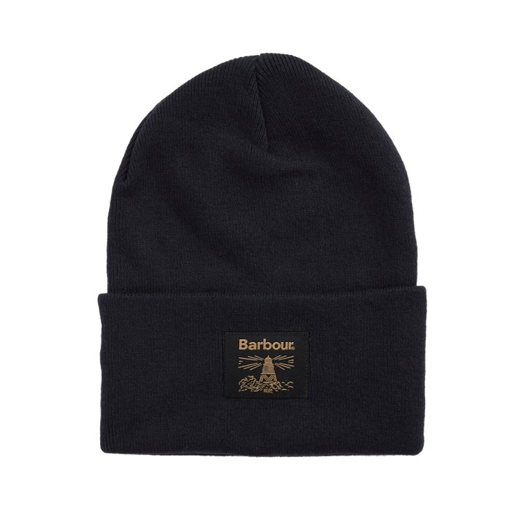 Barbour Harton Beanie Hat - Dark Navy