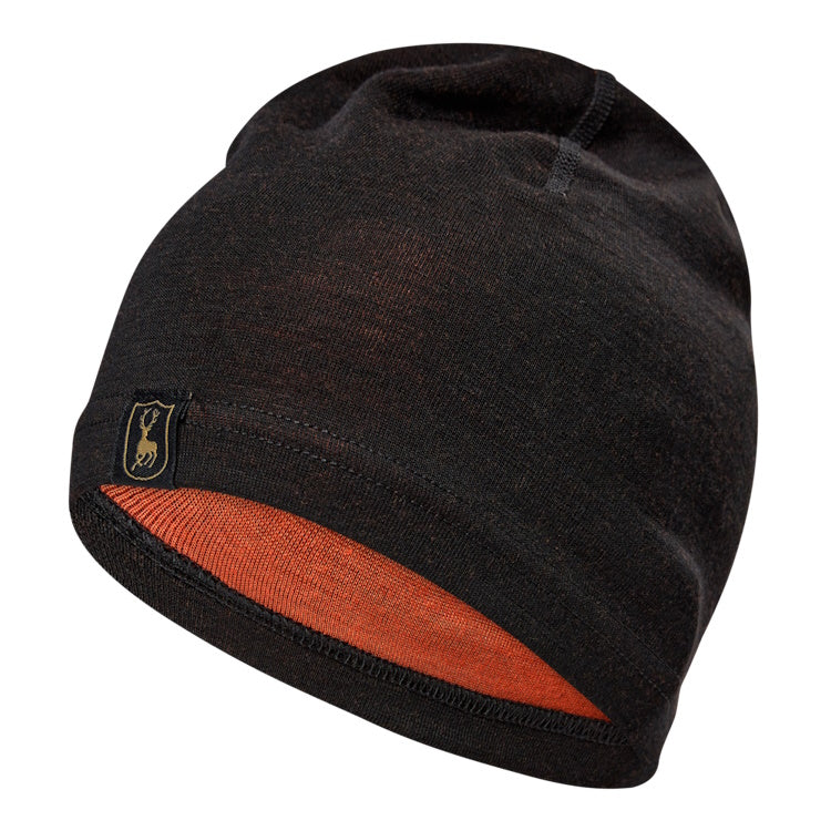 Deerhunter Quinn Merino Beanie - Black Oak