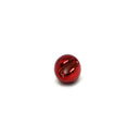 Fulling Mill Slotted Tungsten Beads - Metallic Red