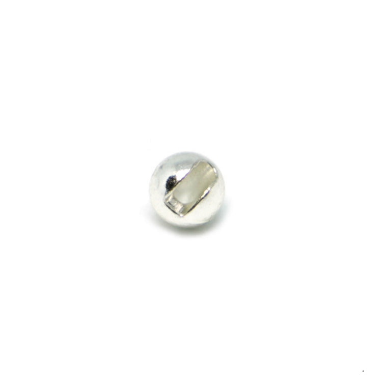 Fulling Mill Slotted Tungsten Beads - Silver