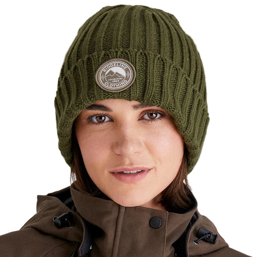 Ridgeline Original Knitted Beanie - Olive