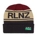 Ridgeline RLNZ Knitted Beanie Hat - Navy Multi