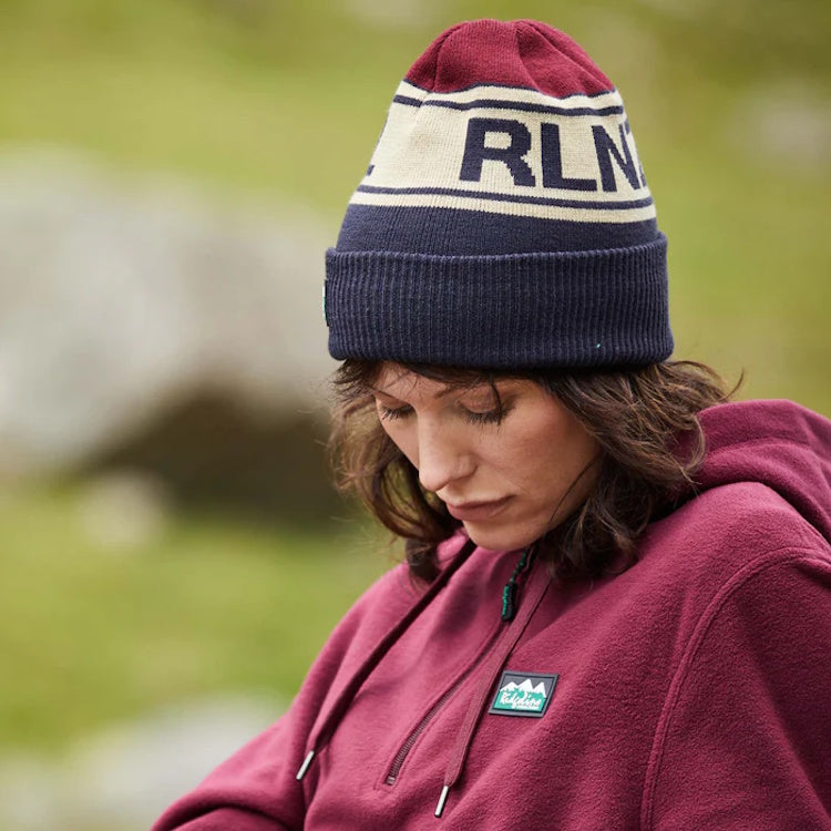 Ridgeline RLNZ Knitted Beanie Hat - Navy Multi