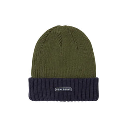 Sealskinz Bacton Waterproof Cold Weather Roll Cuff Beanie - Olive