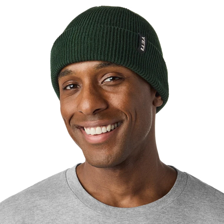 Yeti Logo Badge Beanie - Olive