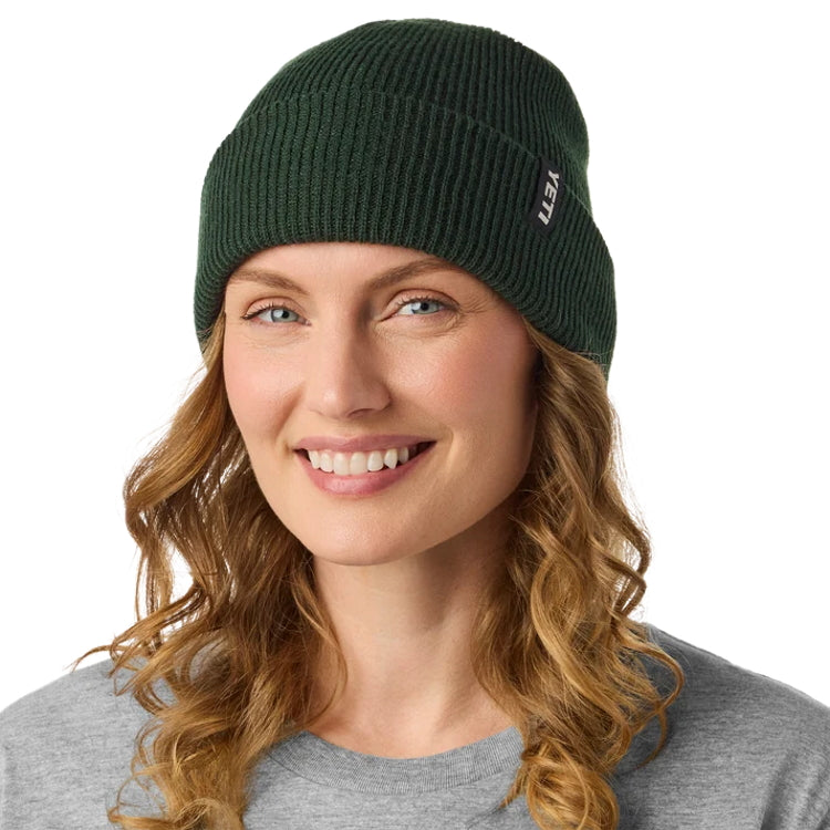 Yeti Logo Badge Beanie - Olive
