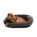 Barbour Dog Snuggle Bed - Classic Tartan