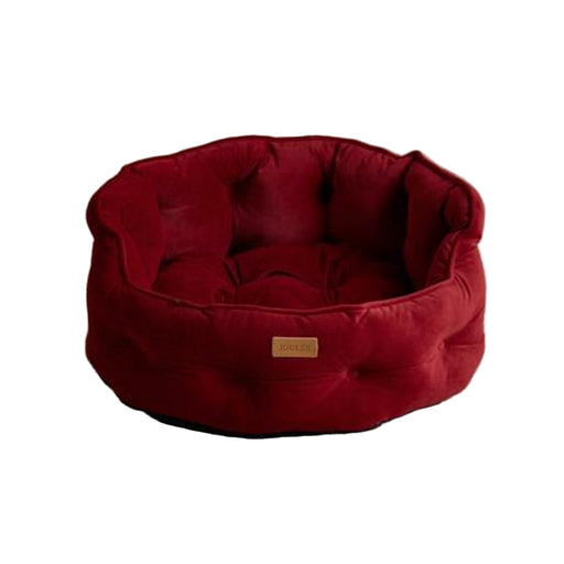 Joules Chesterfield Pet Bed - Burgundy