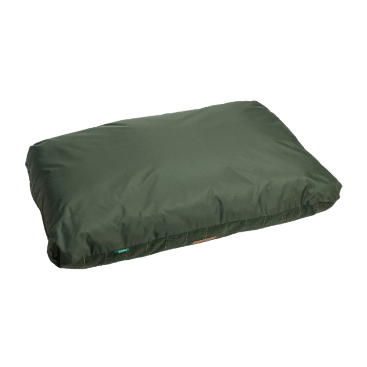 House of Paws Green Tweed Cushion Dog Bed