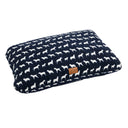 House of Paws Navy Dog Fleece Cushion Dog Bed