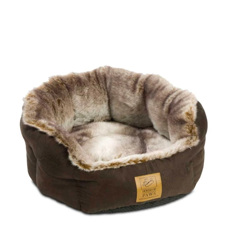 House of Paws Arctic Fox Snuggle Dog Bed