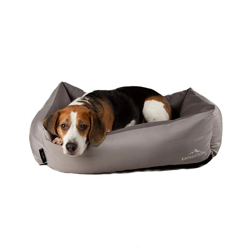 Scruffs Expedition Water Resistant Box Dog Bed - Storm Grey