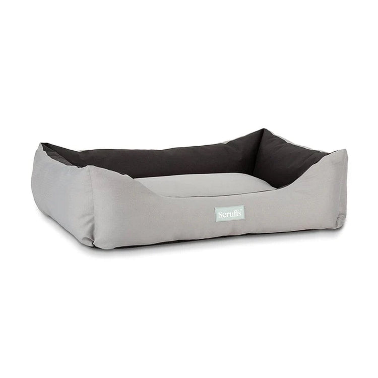 Scruffs Expedition Water Resistant Box Dog Bed - Storm Grey