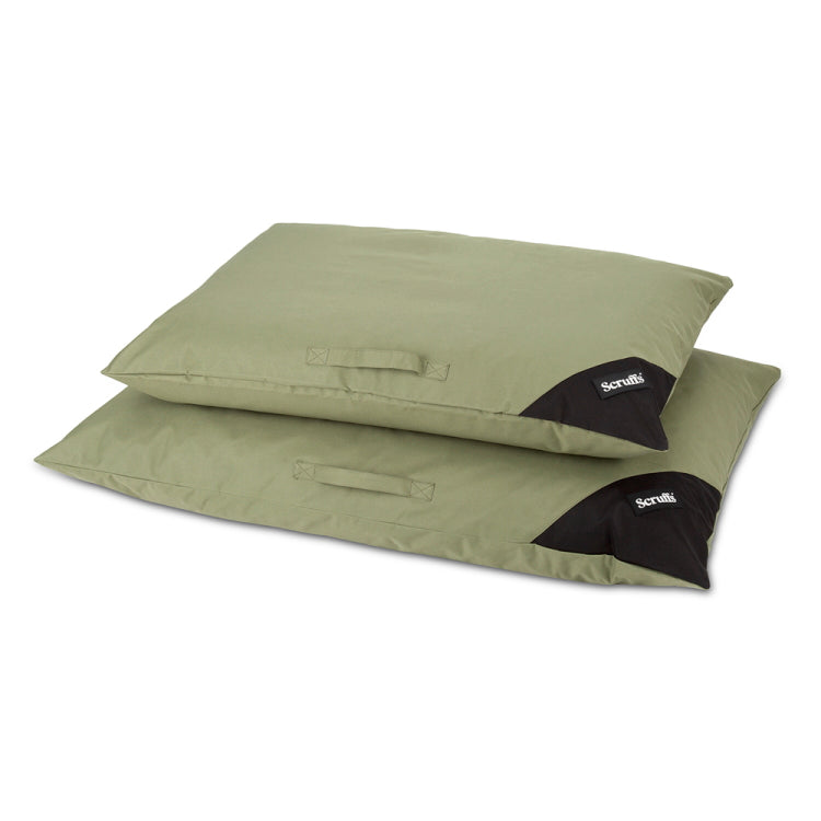 Scruffs Expedition Orthopaedic Pillow Dog Bed - Khaki Green