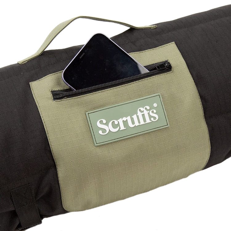 Scruffs Expedition Roll Up Travel Dog Bed - Khaki Green
