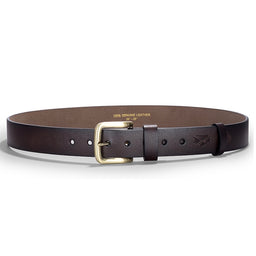 Hoggs of Fife Luxury Leather Belt - Chocolate Brown