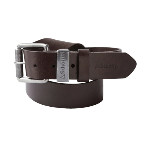 Schoffel Blackwell Leather Belt - Dark Brown