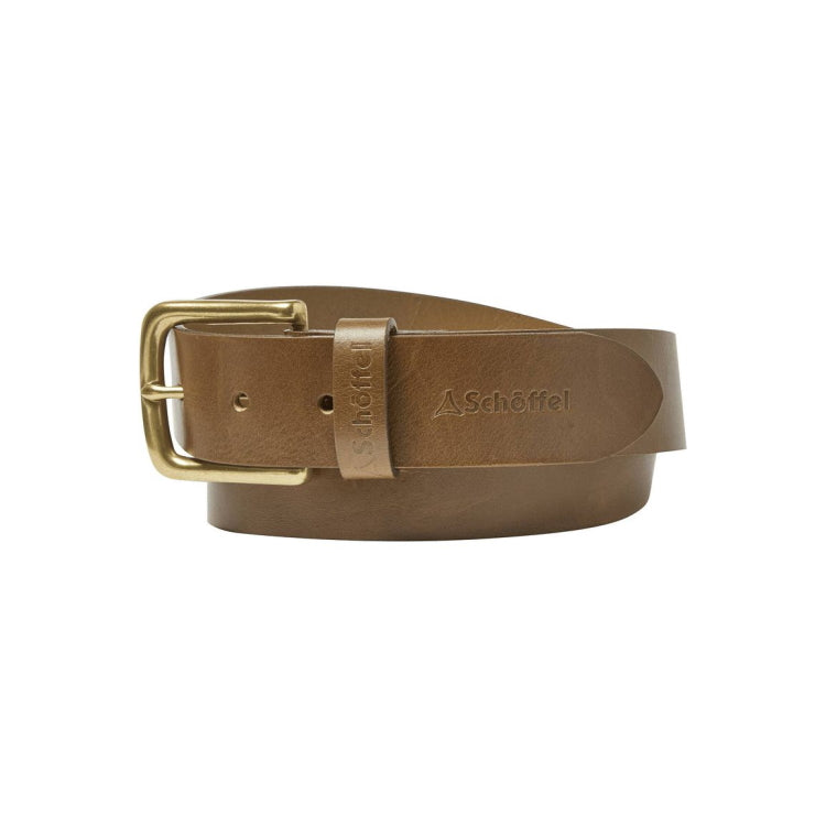 Schoffel Castleton Leather Belt - Chestnut
