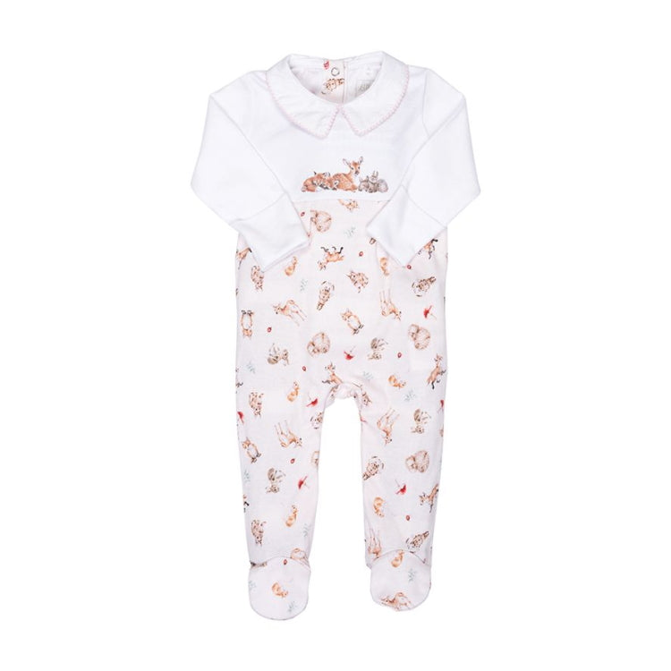 Wrendale Designs Little Forest Woodland Animal Babygrow