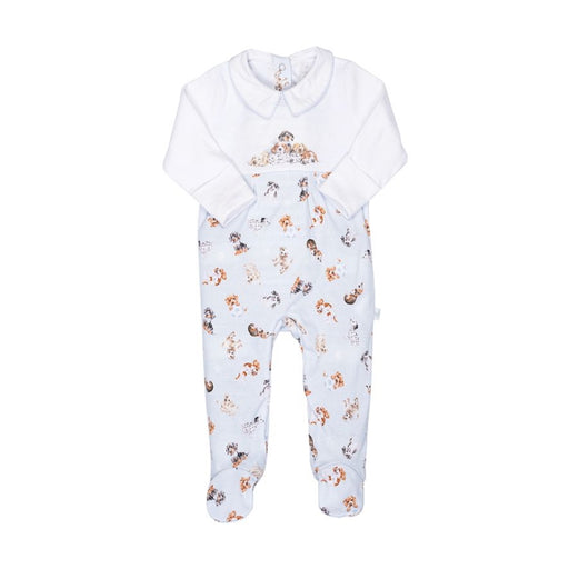 Wrendale Designs Little Paws Dog Printed Babygrow