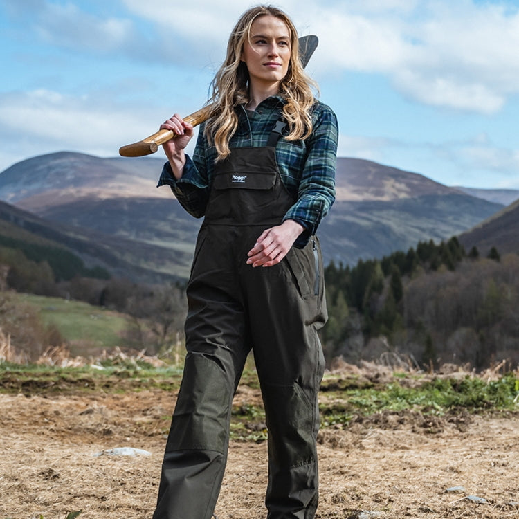 Hoggs of Fife Navy King II Waterproof Bib and Brace - Green