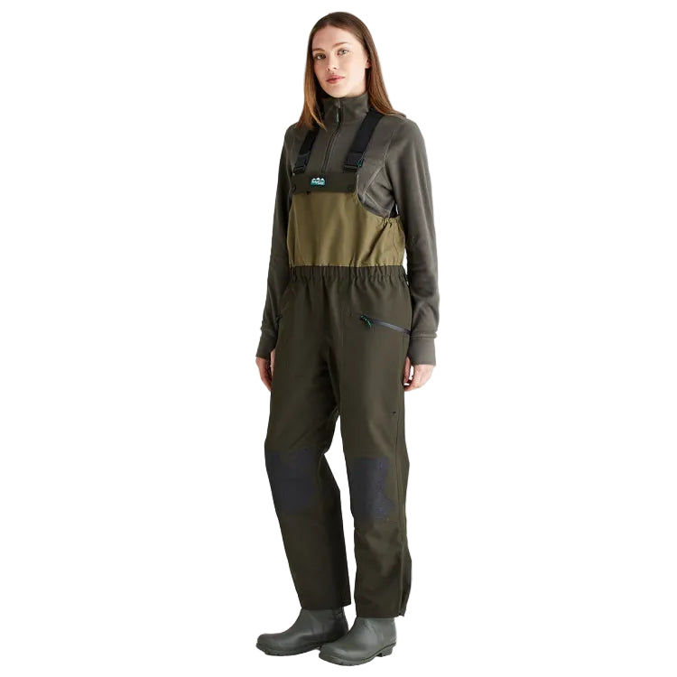 Ridgeline Ladies Agri Pro 3L Bib and Brace - Deep Forest