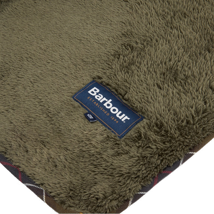 Barbour Dog Quilt and Fleece Blanket - Olive