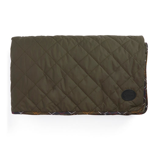 Barbour Dog Quilt and Fleece Blanket - Olive